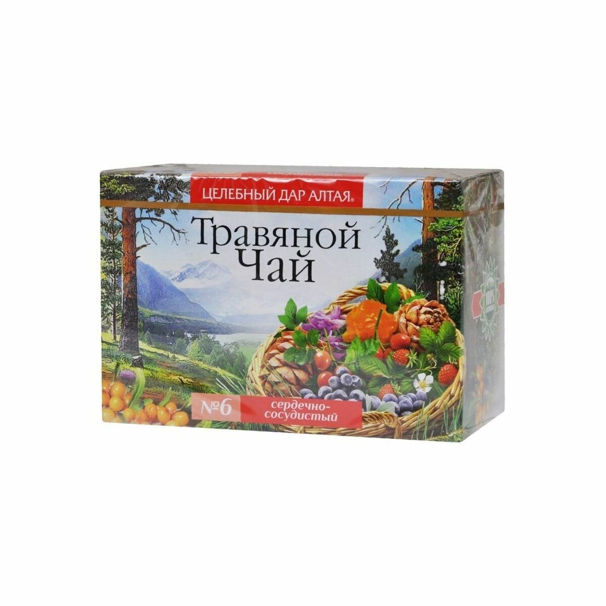 Травяной чай Сердечнососудистый  6 Целебный дар Алтая Бальзам 20 фп