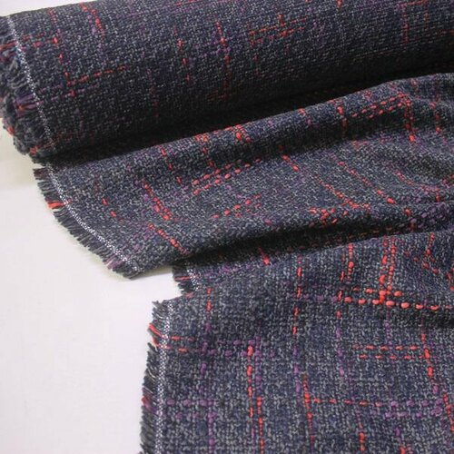 Костюмная ткань шанель с принтом 600х140 см