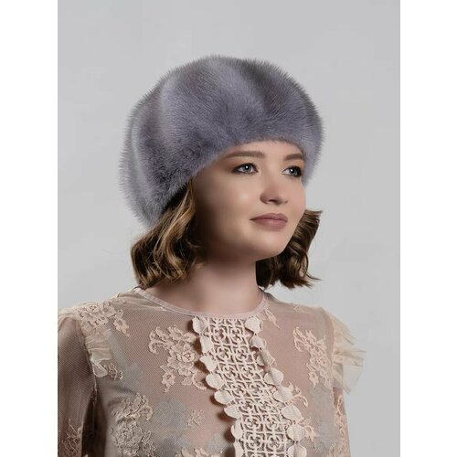 фото Бейсболка semi fur для женщин, размер 56-58, коричневый