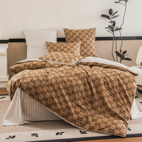 Комплект постельного белья Ситрейд Сатин Люкс, 2-х спальный, простынь на резинке 180*200*25, пододеяльник 180x215, наволочки 70x70 - 2 шт. LL64127718025R