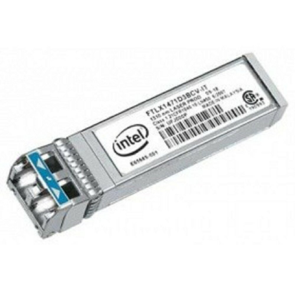 Модуль SFP+ Intel , 10 км, LC, Tx:1310 нм, Rx:1310 нм, 10 Гбит/с, SM, двойной, DDM (903240) - фото №1
