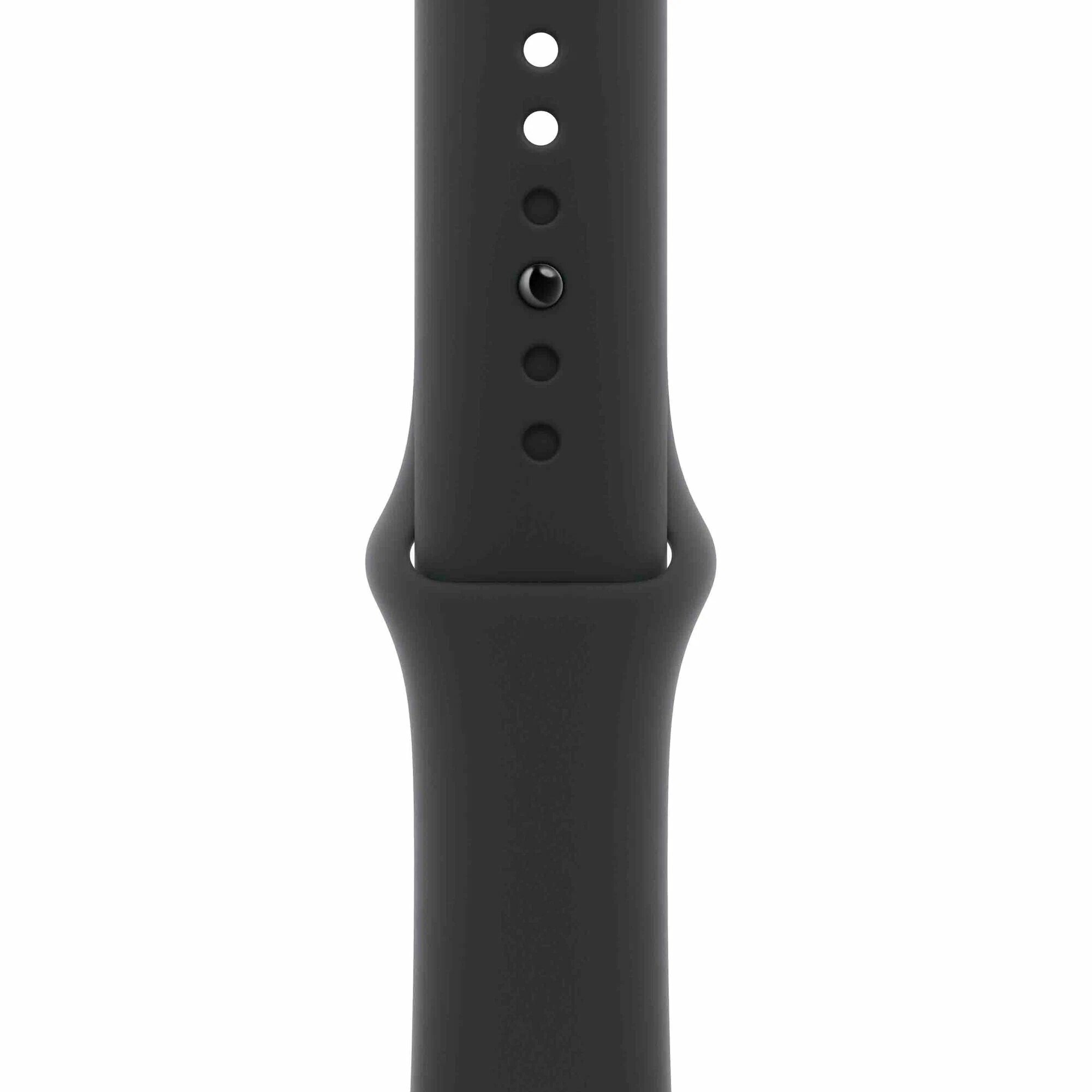Apple Watch S10 42 mm Jet Black Aluminum Case Sport Band S/M — фото 1