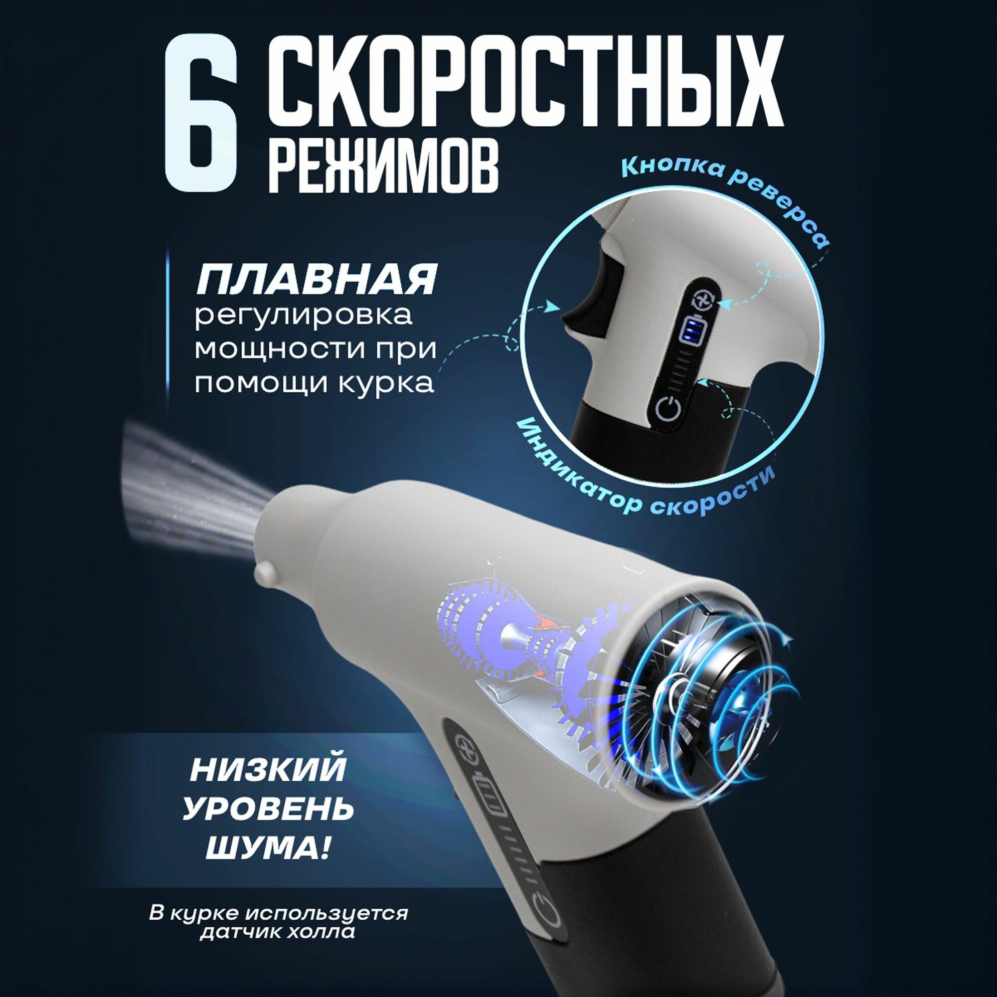 Воздуходувки Электрические Воздуходувка аккумуляторная