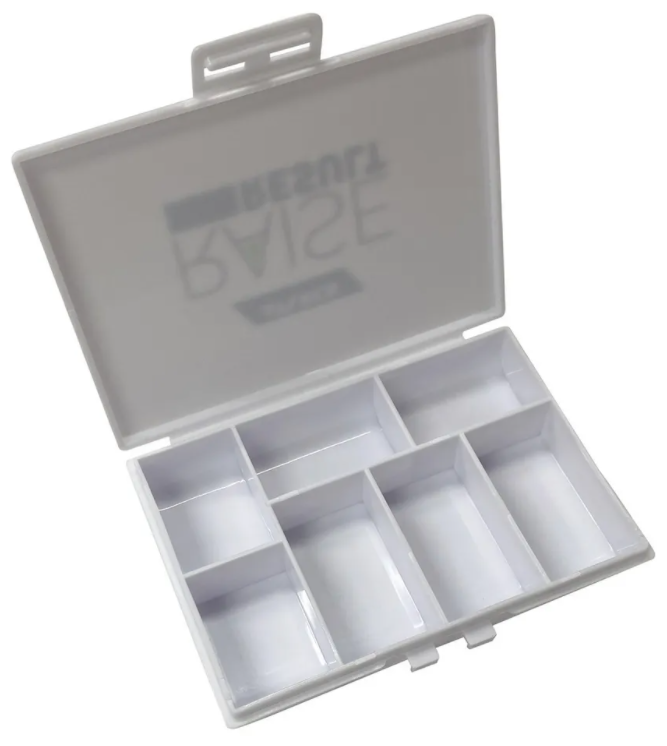 Таблетница от бренда Atlecs 7 секций на неделю белый цвет пластик