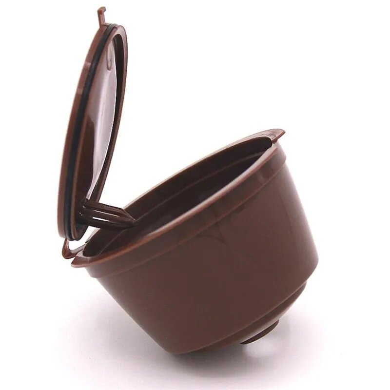 Многоразовые кофейные капсулы YXMOULD пластиковые для Dolce Gusto, Коричневый