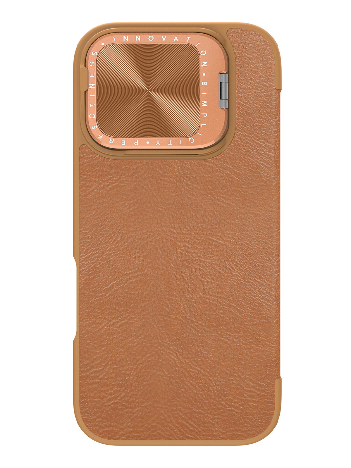 Nillkin для iPhone 16 Pro Max чехол QIN ProP Booktype Brown — фото 1