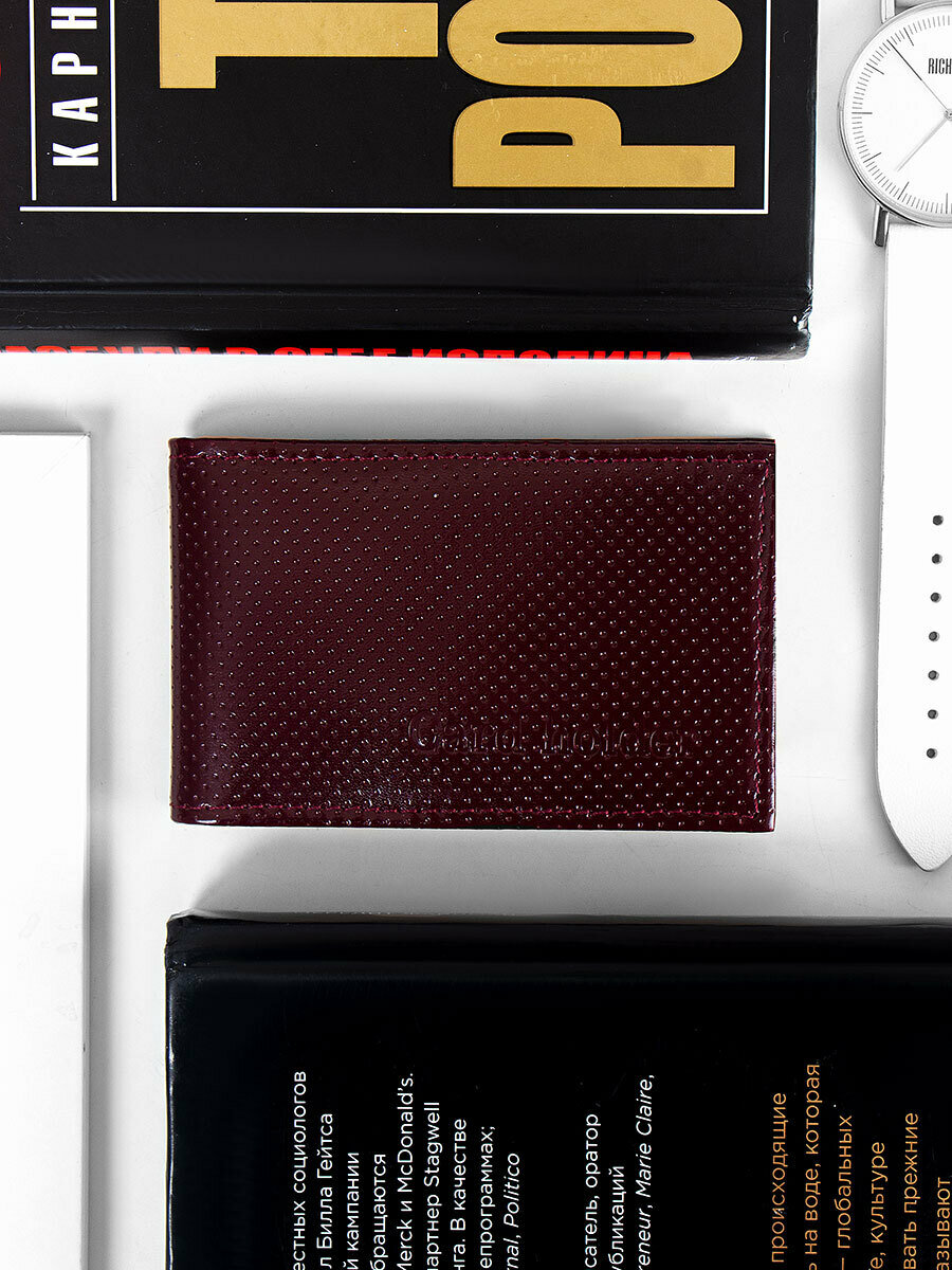 Визитница RICH LINE, бордовый — фото 1