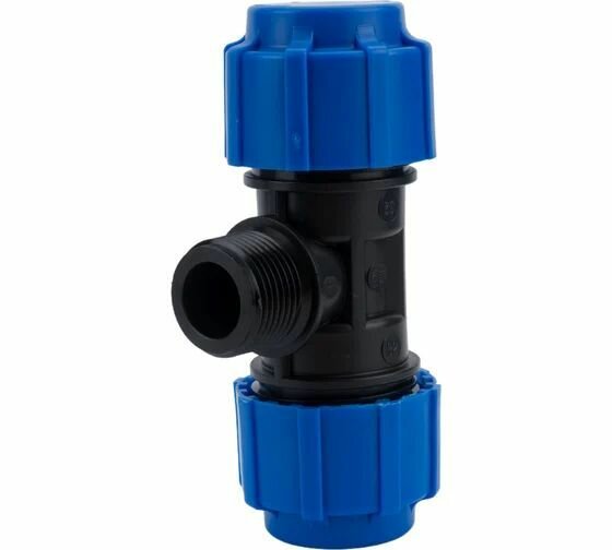 Тройник с наружной резьбой 32*3/4*32 ТПК-Аква 3 шт. — фото 1