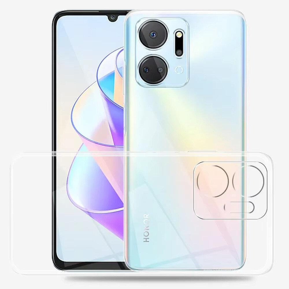Чехол для Honor X7A (Хонор Х7А) прозрачный — фото 1