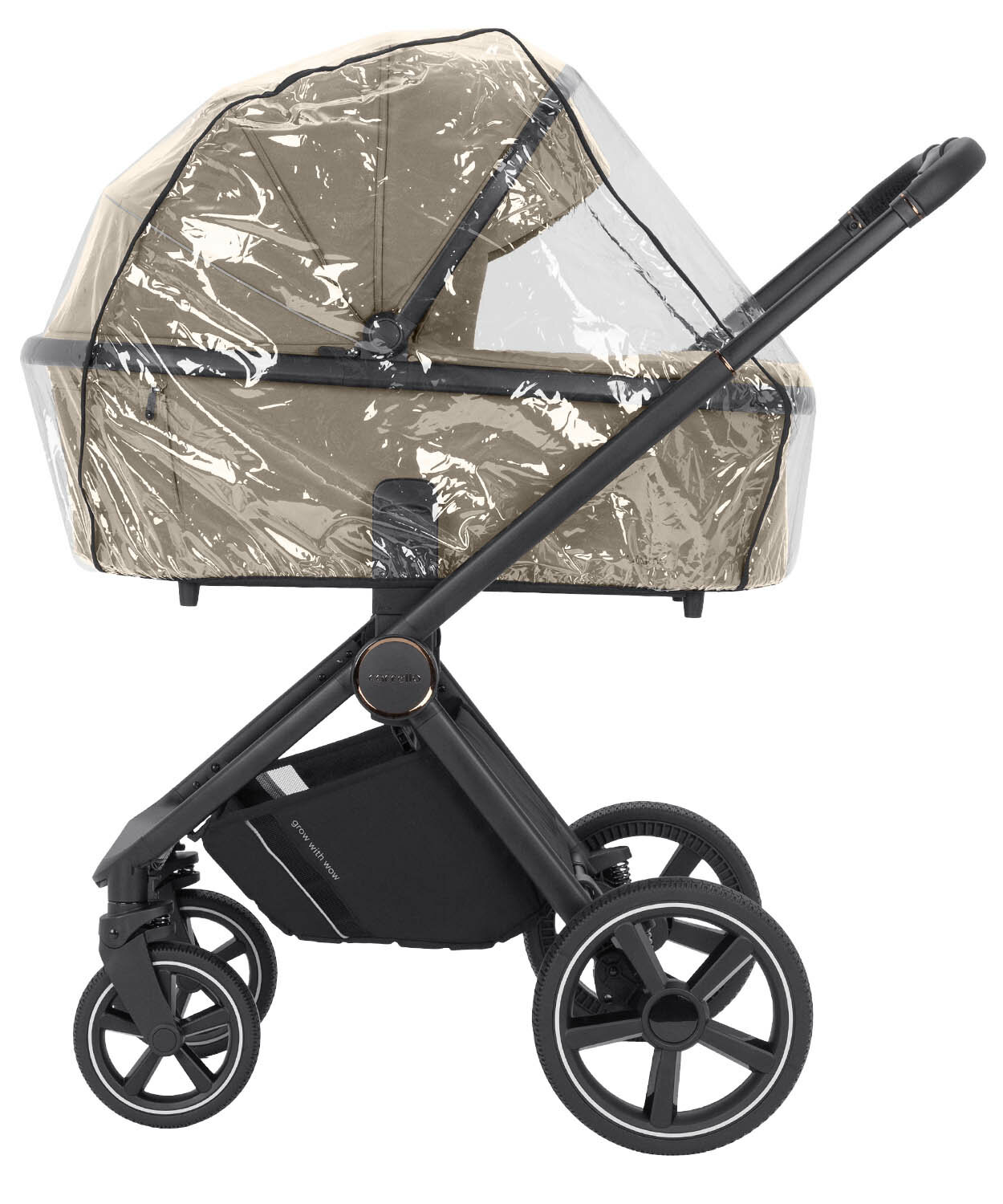 Детская коляска 2в1 Carrello Ultimo, цвет Pearl Beige / Black Frame (Бежевый / Чёрная рама) — фото 1