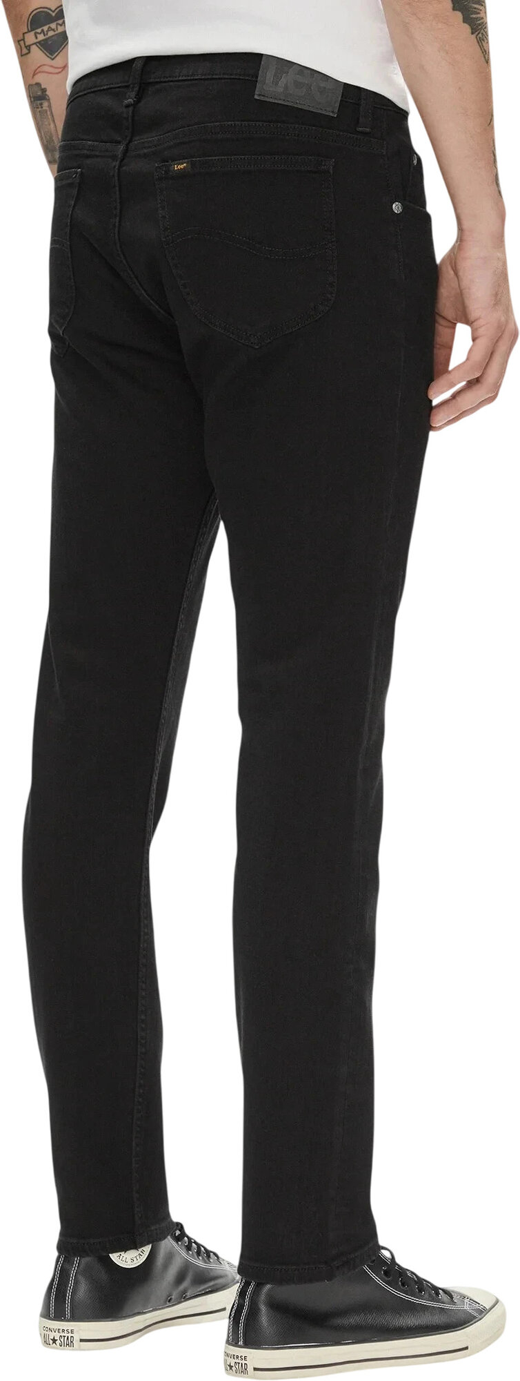 Джинсы зауженные Lee Men Rider Jeans, размер 34/32, черный — фото 1