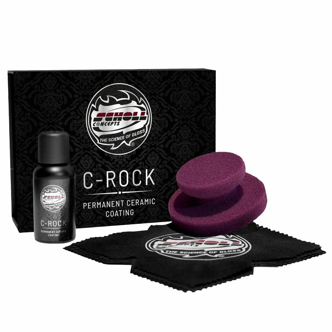 Scholl Concepts Permanent Ceramic Coating C-ROCK Керамическое покрытие для ЛКП автомобиля , набор
