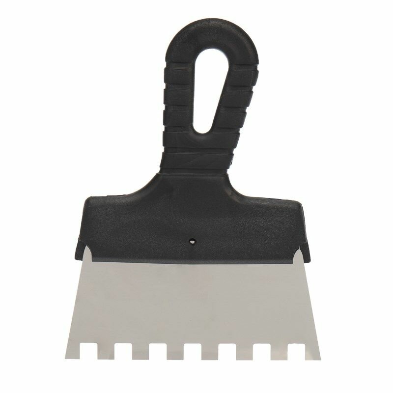 Шпатель фасадный REXANT 150 мм зуб 10х10 нержавеющая сталь пластмассовая ручка