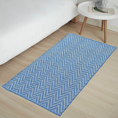 Изображение товара Ковер Cleopatra Шеврон IC-16829, хлопок, современный дизайн, синий