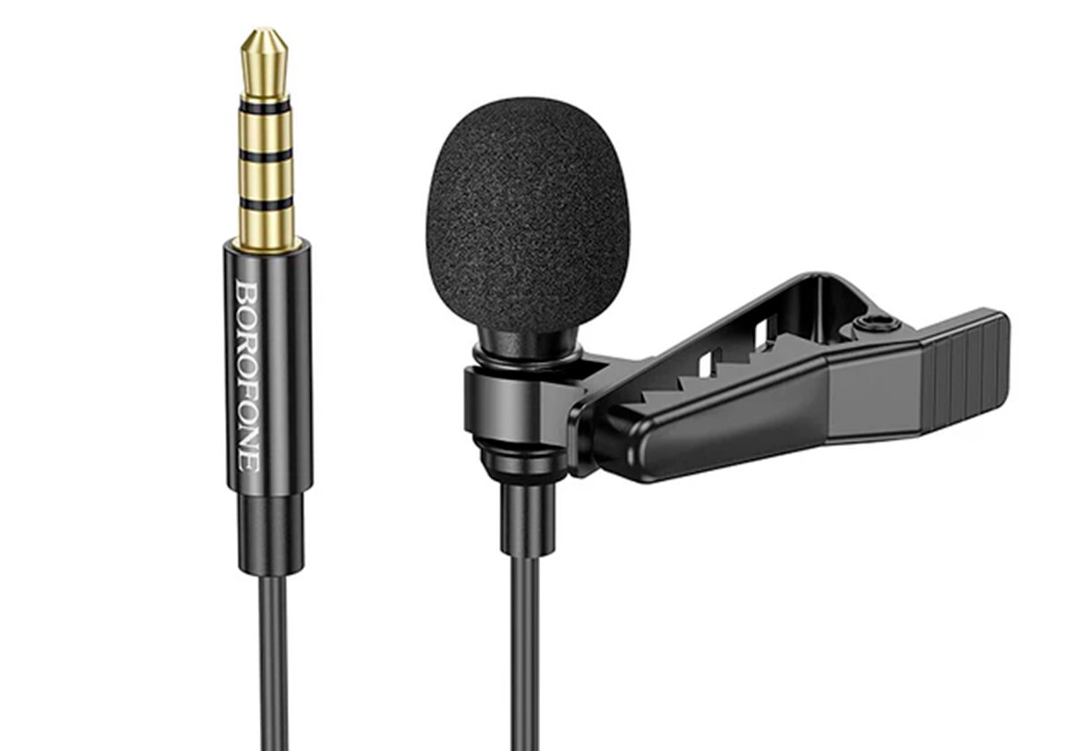 Микрофон петличка BOROFONE BFK11 3,5 мм