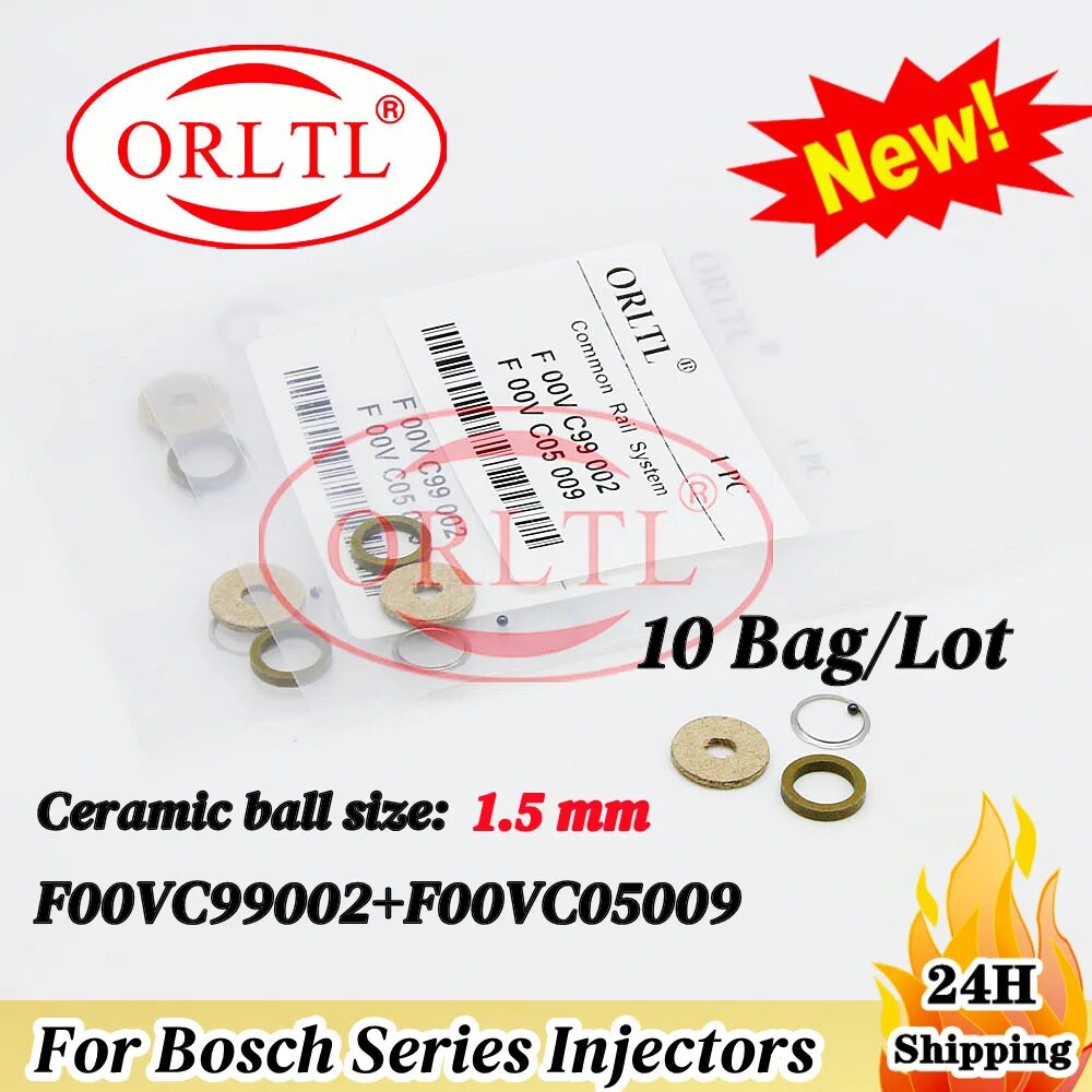10 пакетов CR Common Rail Ремкомплекты форсунок F00VC99002 F00VC05008 F00RJ02177 F00VC05001 F00VC05009 Для BOSCH 0445110 /120 серия F00VC05009 F00VC99002