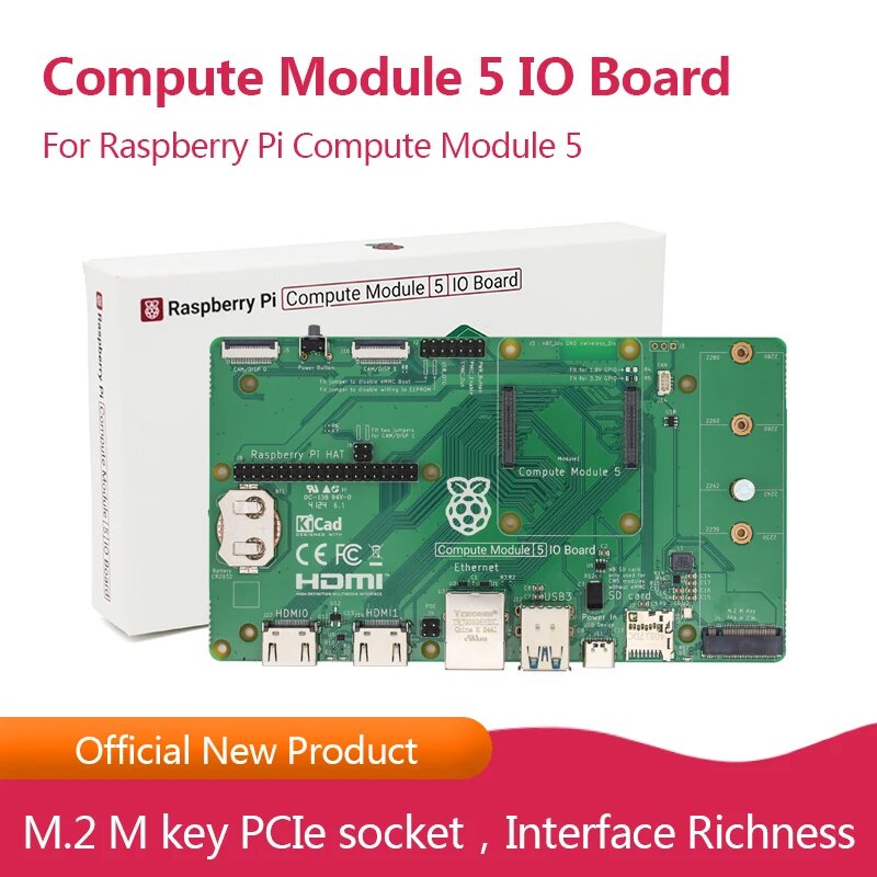 Raspberry Pi CM5 IO Board, CM5 IO Board