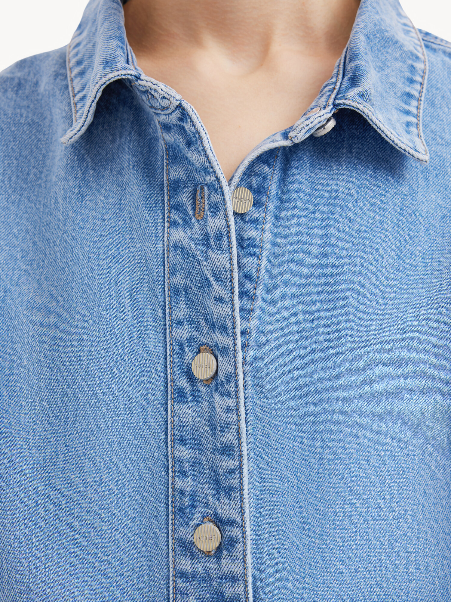 Рубашка MUTED, размер L-XL, голубой — фото 1