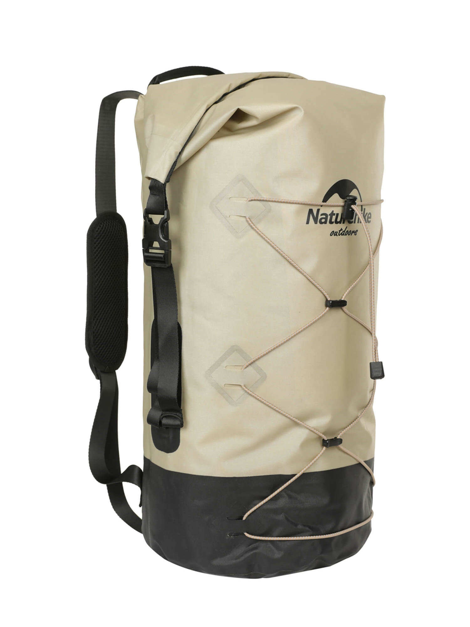 Герморюкзак Naturehike Tb03-Shimmer-TPU Wet And Dry Separation Waterproof Bag 30L Without Shoes Khaki