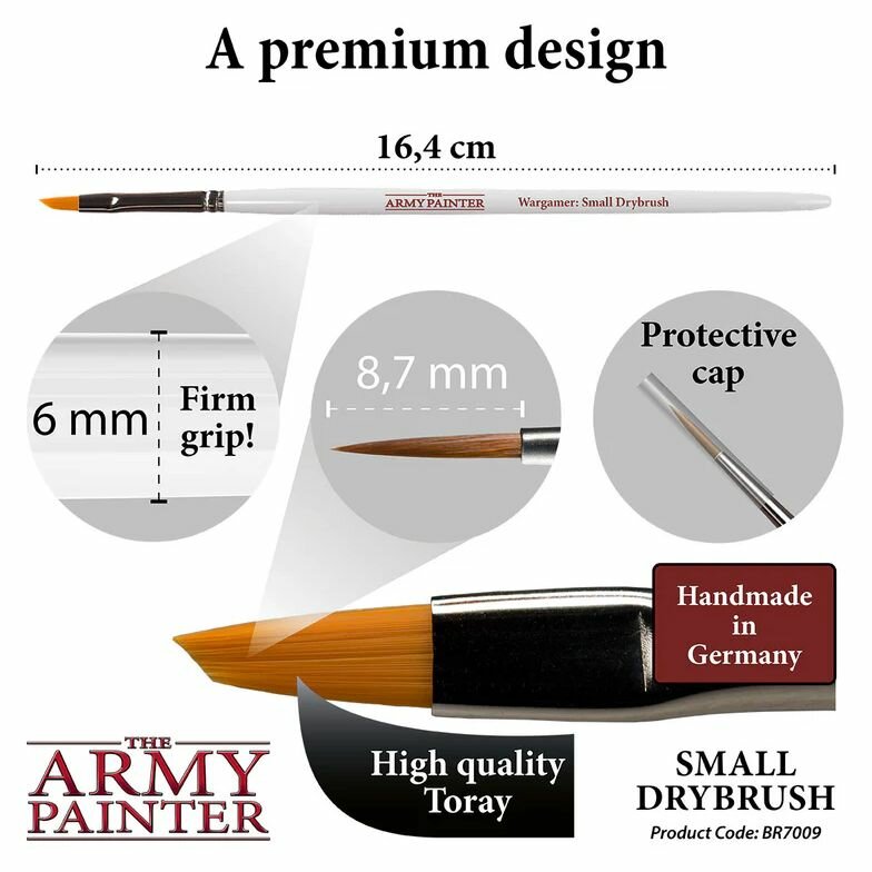 Кисть Wargamer Brush - Small Drybrush — фото 1