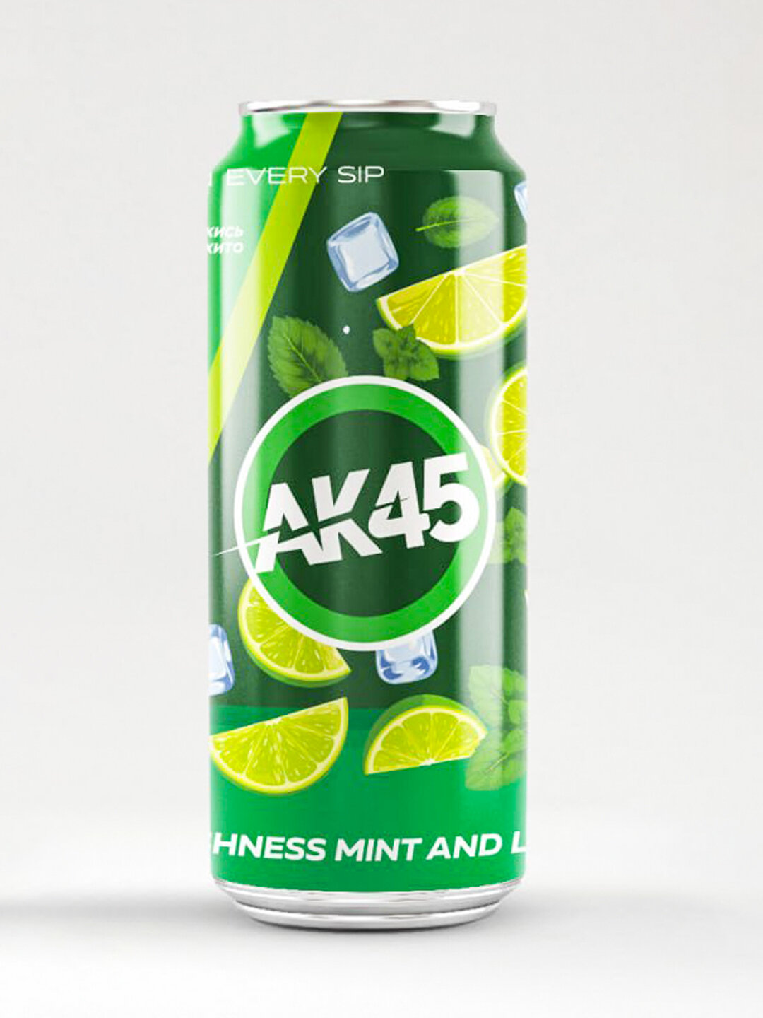 Газированный напиток AK45, с витамином, 500 мл — фото 1