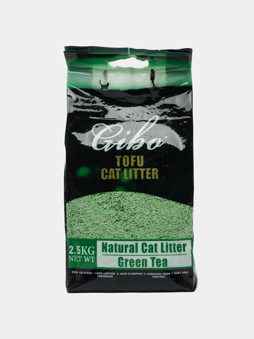 Наполнитель для туалета GIB O Industries "Тофу", для кошек, 2,5 кг