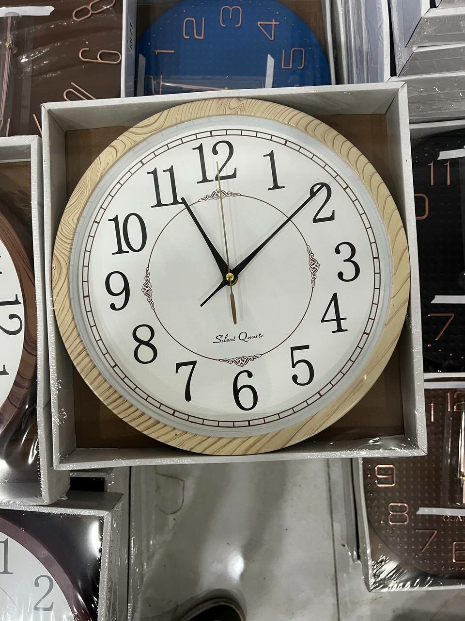 Винтажные часы с большим циферблатом для дома или офиса