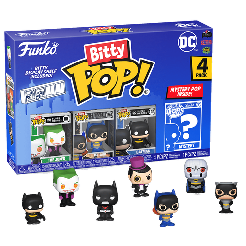 Фигурки Funko Bitty POP! DC Comics 4-pack Series 2 71312, 4 шт.