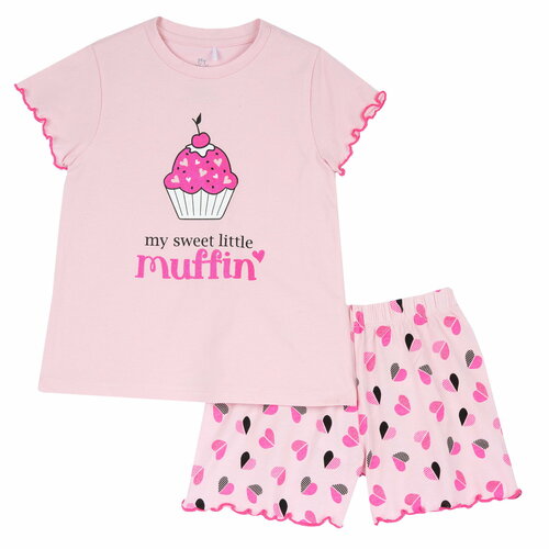 Пижама Chicco, размер 116, розовый толстовка chicco размер 116 розовый