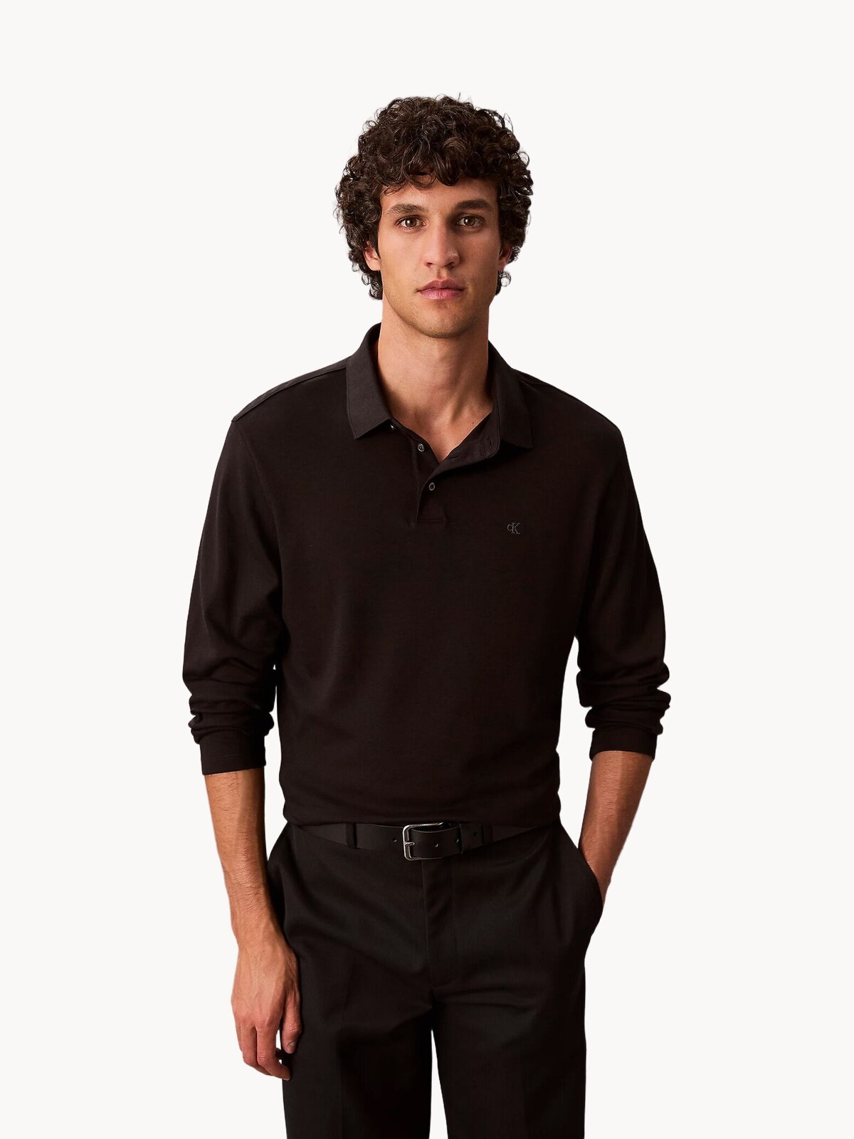 Поло CALVIN KLEIN, размер 2XL, черный