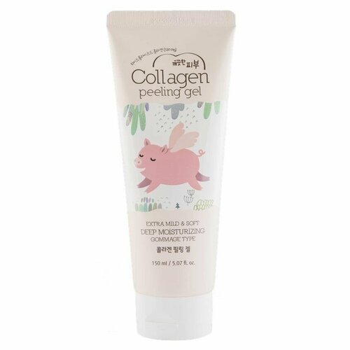 Пилинг-гель для лица ESFOLIO Скатка с коллагеном 150 мл