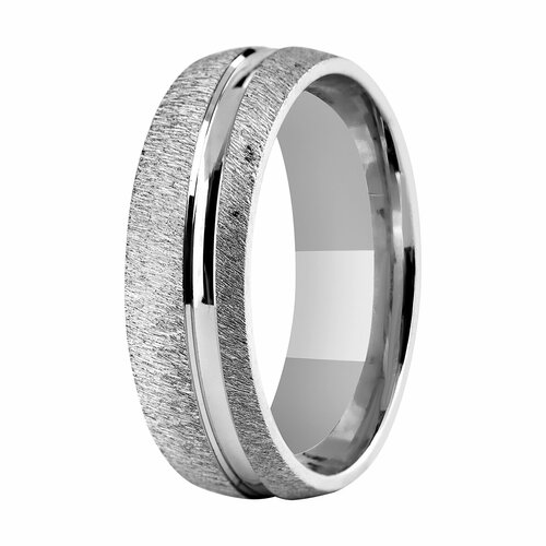 фото Кольцо обручальное azade, серебро, 925 проба, родирование, размер 20