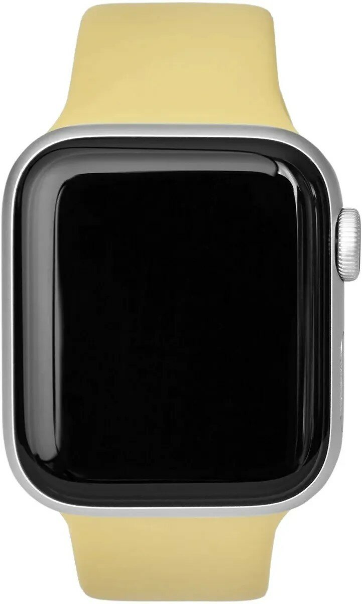Ремешок силиконовый VLP Silicone Band Soft Touch для Apple Watch 38/40 mm , Yellow