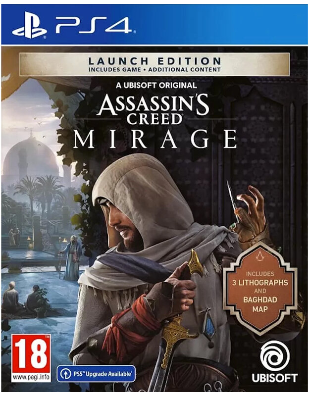 Assassin's Creed Мираж (Mirage) Launch Edition (русская версия) (PS4)