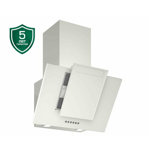 Кухонная вытяжка наклонная белая ELIKOR Рубин Базис S4 90П-700-Э4Д 59 см 1099000₽