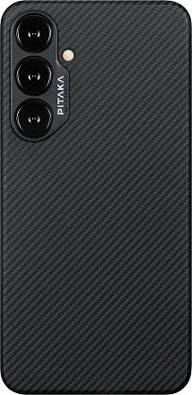 Чехол Pitaka MagEZ Case 4 для Samsung S24 Plus, черный/серый (Black/Grey Twill)