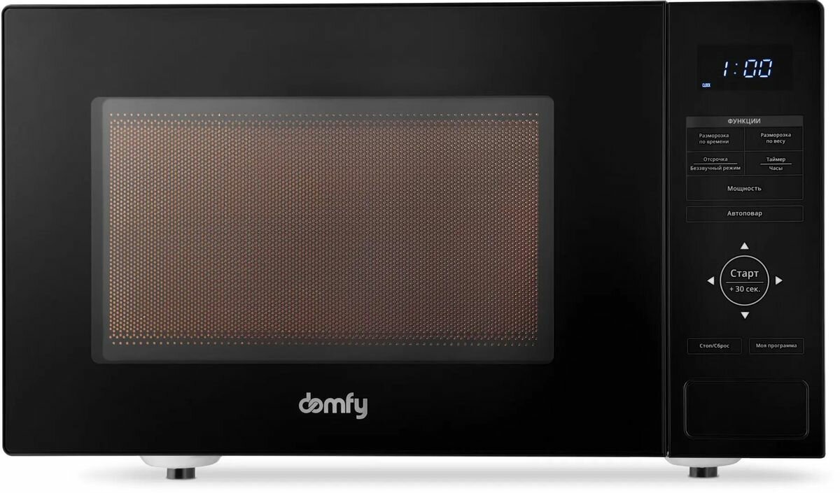 Микроволновая печь DOMFY DSB-MW106, 900Вт, 23л, черный