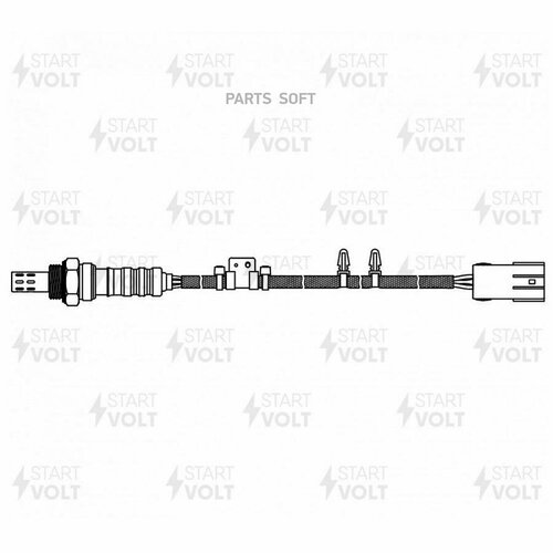 Датчик кисл для ам Mazda 6 07- 18i20i после кат VS-OS 3010 STARTVOLT арт VSOS3010 - 1 шт 10336₽
