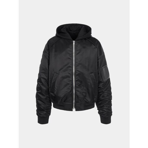 фото Бомбер juun.j hood detachable ma-1, размер xl, black