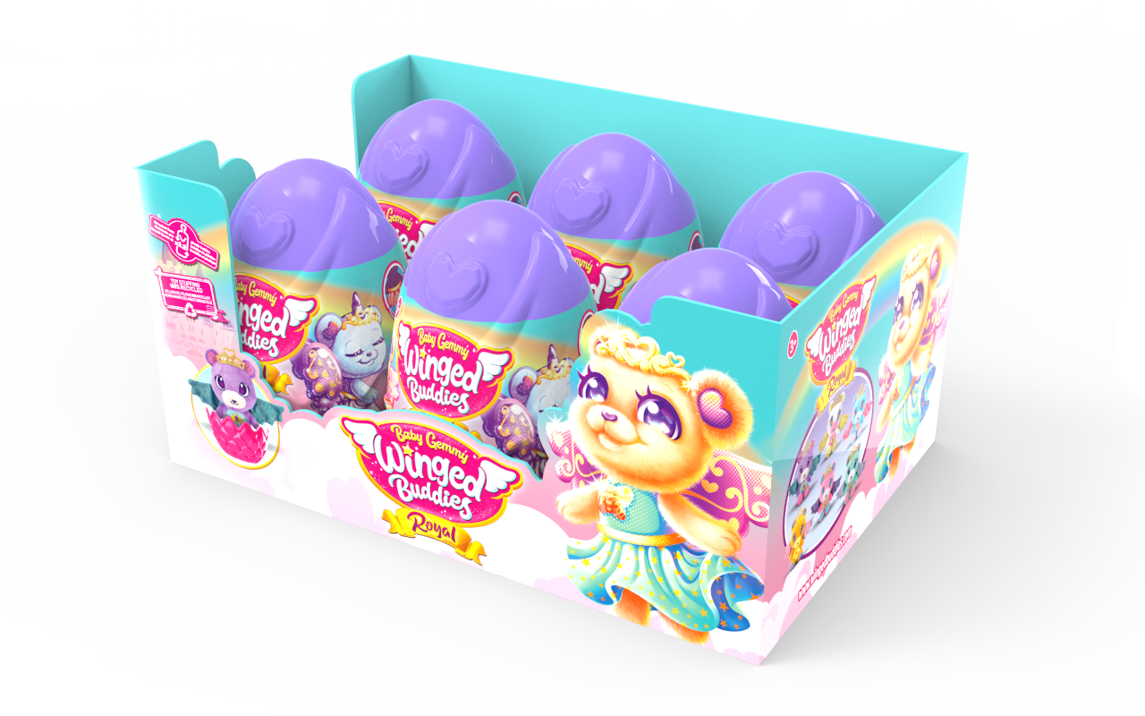 Мягкая Игрушка Baby Gemmy в яйце медвежонок с крылышками 12 см - фото №7