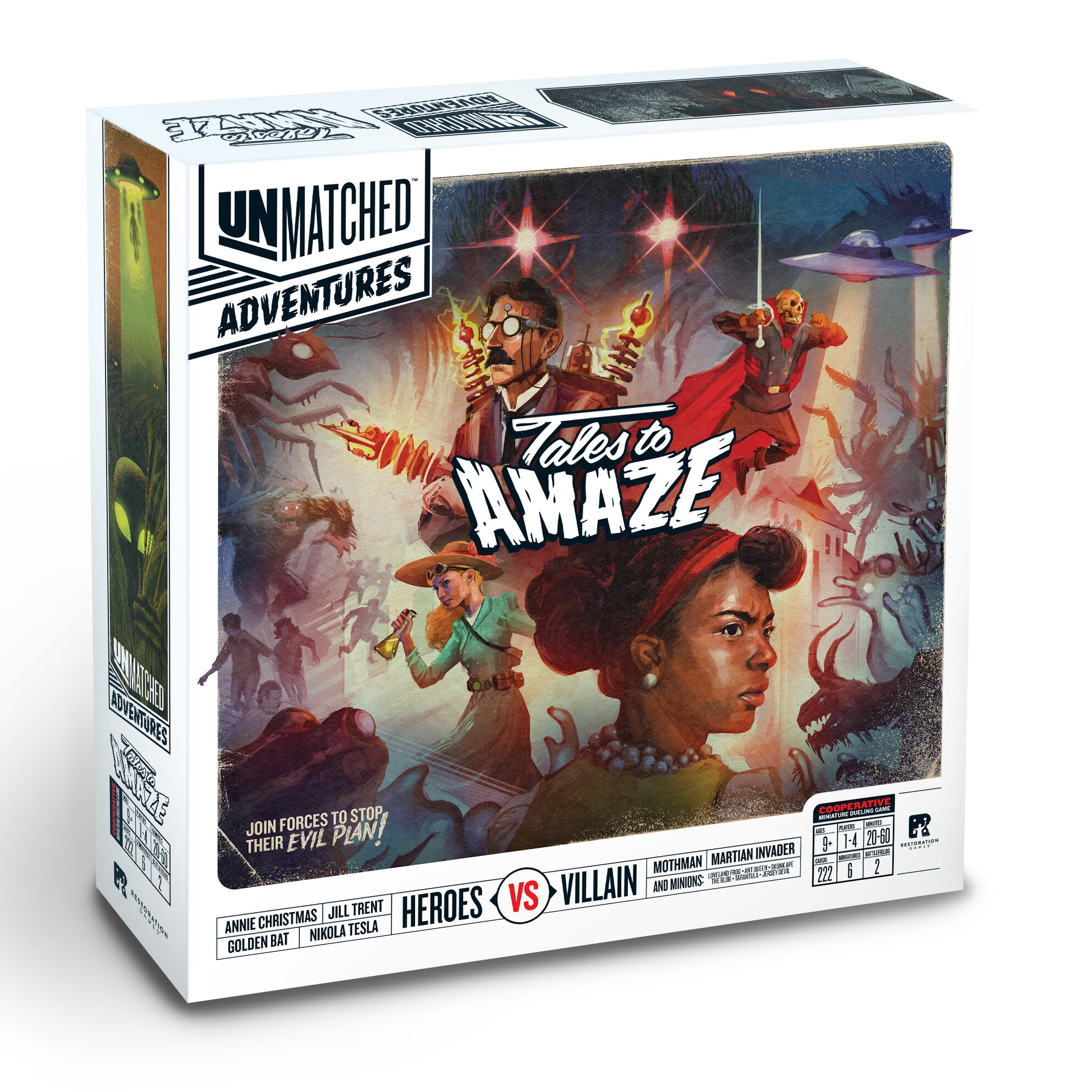 Настольная игра Unmatched Adventures Tales to Amaze+Foil Cards (на английском)