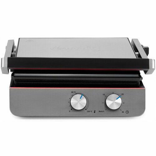 Электрогриль Domfy Metal DSM-EG502 silverblack 721000₽