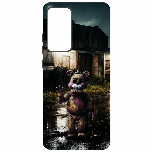 Чехол-накладка Krutoff Soft Case фнаф (FNAF) - Фредди под дождем для Xiaomi 12X черный чехол накладка krutoff soft case фнаф fnaf фредди под дождем для xiaomi poco m6 pro черный