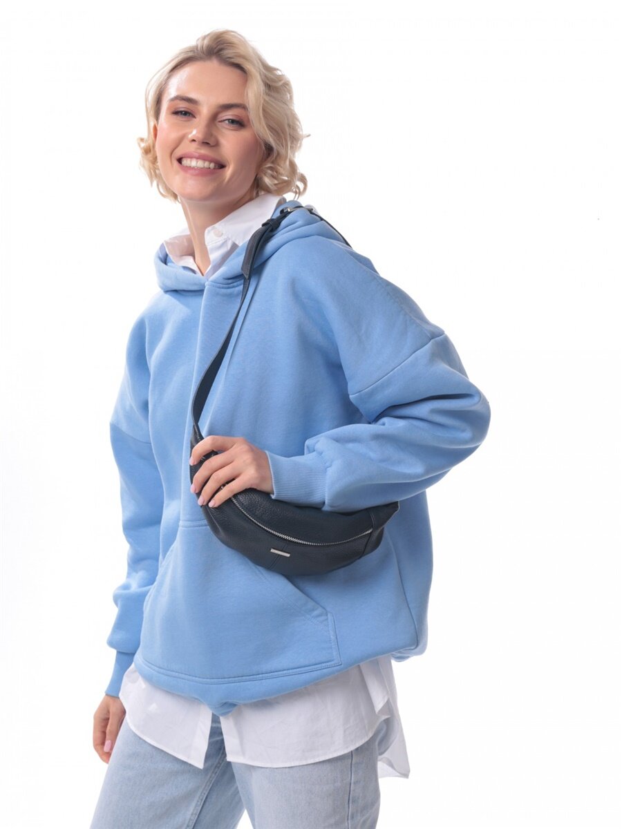 фото Сумка женская поясная из натуральной кожи "Franchesco Mariscotti"