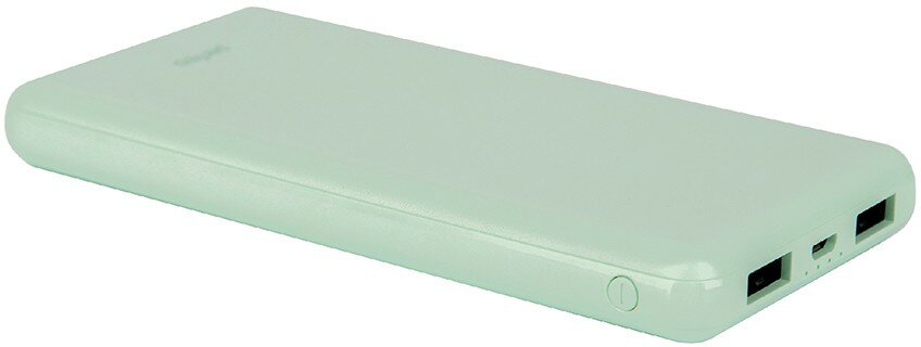 Внешний аккумулятор Perfeo COLOR VIBE 10000mAh Green (PF_D0165)