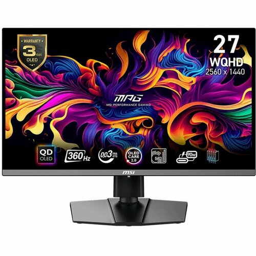 Монитор MSI 265 MPG 271QRX QD-OLED 2560x1440 360Hz черный 9S6-3CD79A-009 122715₽