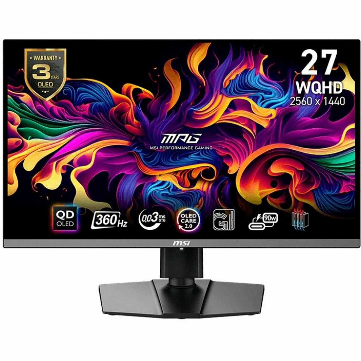 Монитор MSI 26.5" MPG 271QRX QD-OLED, 2560x1440, 360Hz, черный (9S6-3CD79A-009)