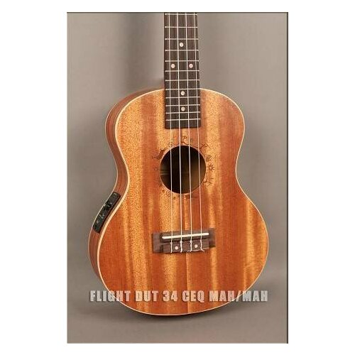 Укулеле FLIGHT DUT 34 CEQ MAH/MAH укулеле flight dut 34 eq mah mahogany