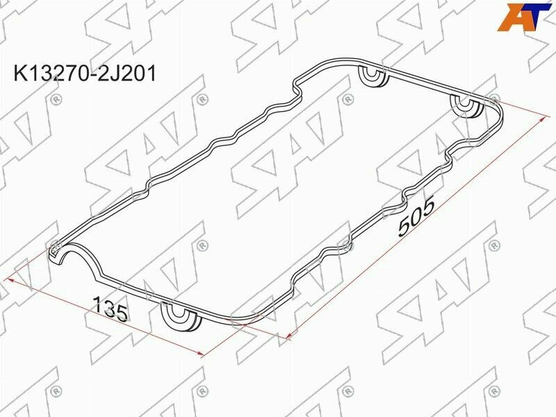 Прокладка клапанной крышки NS SR16/SR18/SR20 96-02