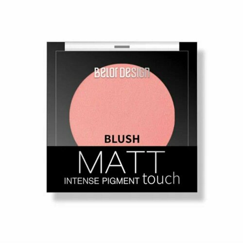 Румяна для лица Matt Touch BelorDesign розовый 201 матовый финиш